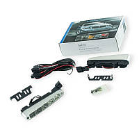 Ходові вогні 12V DRL 102 160х20мм 1W метал.корп. Megalight