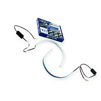 Реснички на фару 45см БІЛИЙ ЖОВТИЙ ( з бігаючим поворотником) Megalight