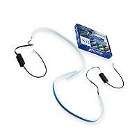 Реснички на фару 60см БІЛИЙ ЖОВТИЙ ( з бігаючим поворотником) Megalight