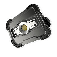 Прожектор світлодіод. акумулятор.10w cob 3,6w, 2 режими, powerbank 5 ач (вихід usb 5v), ip65 QAP