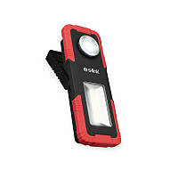 Ліхтар інспекційний 3w cob + 2w led акб li-ion 1200 маг, магніт, гачок, на підставці з регулюванням S-Link