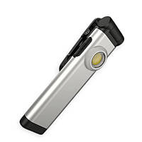 Ліхтар інспекційний 3w cob акб li-ion 1100 маг, usb micro, магніт, алюмінієвий, регул. затискач Protester