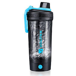 Шейкер спортивний електричний VOLTRX Gallium 700 мл. Tritan Blue