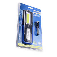 Ліхтар інспекційний 5w cob + 3w led, акб 2000 маг, usb, магніт, гачок, power bank, 2 режими регулюв BOSMA