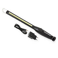 Ліхтар інспекційний 6w cob, 410 lumen, акб li-ion 2500 мач, mini usb, магн. шарнір, регул. яскрав. Rock FORCE