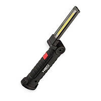 Ліхтар інспекційний багатофункціональний 1 cob 3w + cob, акб 1200 маг, магніт, зачіп usb складаний Neo Tools