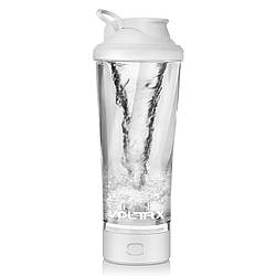 Шейкер спортивний електричний VOLTRX VortexBoost 600 мл. Tritan White
