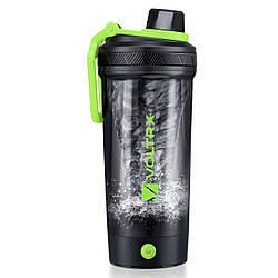 Шейкер спортивний електричний VOLTRX Gallium 700 мл. Tritan Green
