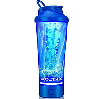 Шейкер спортивний електричний VOLTRX VortexBoost 600 мл. Tritan Blue
