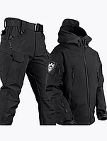 Костюм Dewspo без утеплення TACTICAL VANGUARD Чорний Дюспо Розмір XL