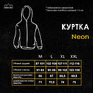 Однотонна вітровка для хлопців Pobedov Neon чорного кольору, фото 9