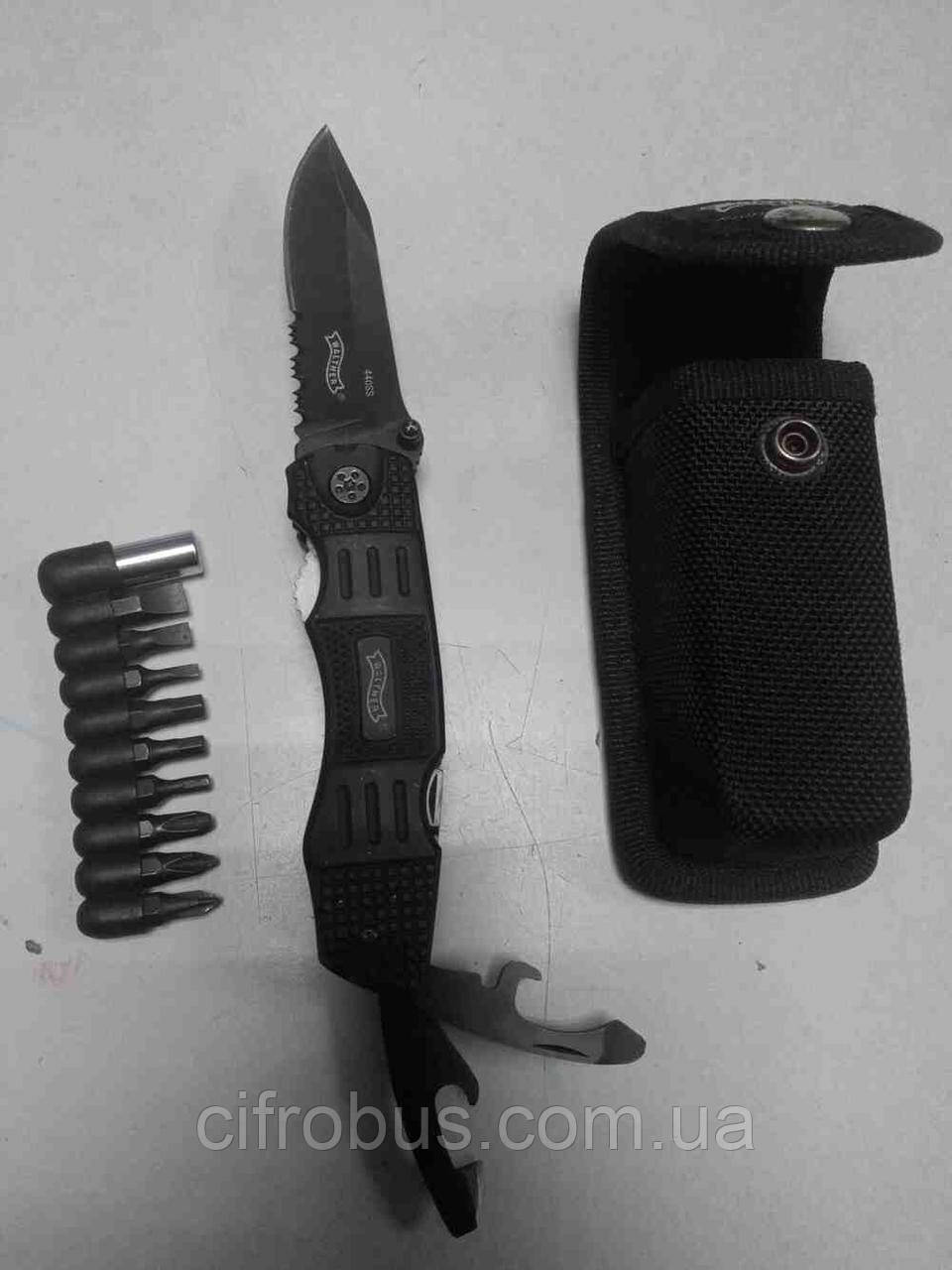 Ніж мультитул туристичний Б/У Walther Multi Tac Knife (5.0718)