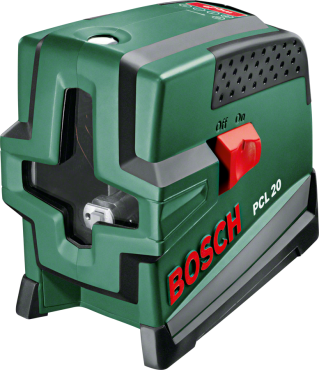 Лазер з перехресними променями з функцією схилу Bosch PCL 20 - Basic