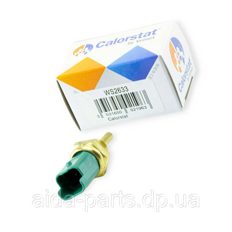Датчик температури Fiat, Opel 1.2-1.9JTD 99- (зелен. 2-конт.) (VERNET), фото 1