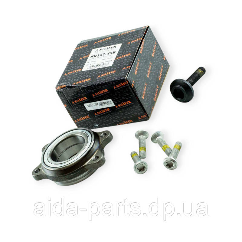 Підшипник ступиці пер. Audi A4 08-, A5 09-, A6, A7 11- (61x62x102) (, ABS) (монт.ккт, ) (SHAFER), фото 1