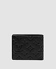 Жіноча брендова сумка Louis Vuitton Multiple Wallet Monogram Taurillon Leather Black 11 х 9 х 2 см люкс якість, фото 2