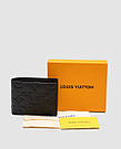 Жіноча брендова сумка Louis Vuitton Multiple Wallet Monogram Taurillon Leather Black 11 х 9 х 2 см люкс якість, фото 4