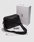 Жіноча брендова сумка Montblanc Messenger Black 25 х 17 х 7 см люкс якість, фото 4