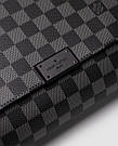 Жіноча брендова сумка Louis Vuitton District PM Damier Graphite Canvas Grey 26 х 23 х 7 см люкс якість, фото 2
