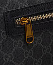 Жіноча брендова сумка Gucci GG Belt Bag With Zip Pocket Grey 25 х 15 х 6 см люкс якість, фото 2