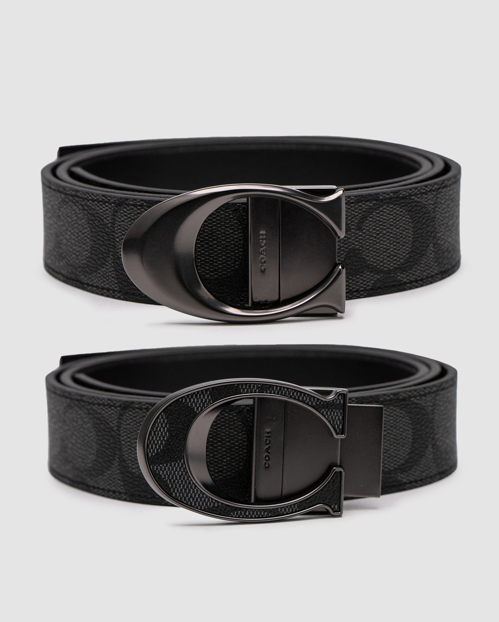 Сумка жіноча Coach Belt Kit Grey Canvas/Canvas Fittings 125 х 3.5 см люкс якість, фото 1