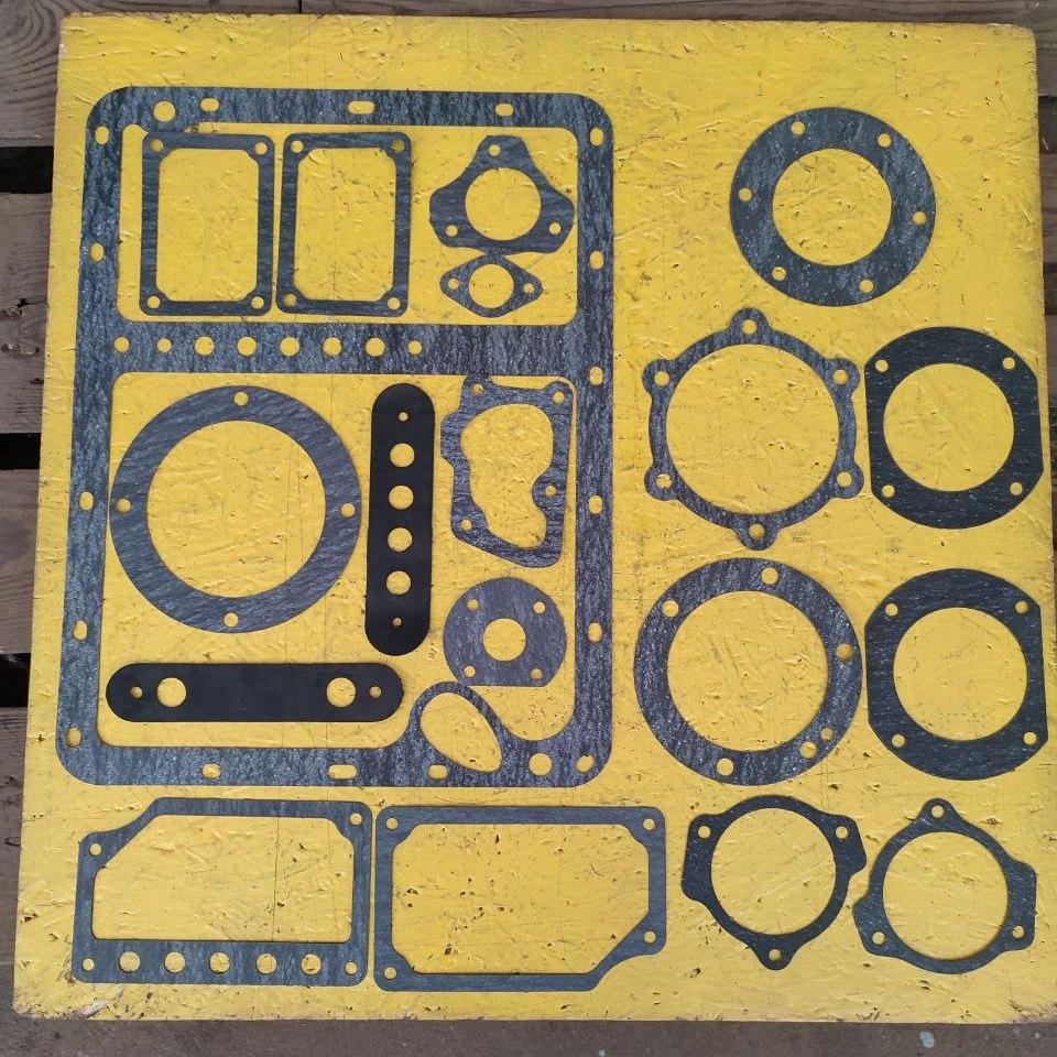 Прокладки Т40 КПП комплект повний, пароніт 0,8мм, фото 1