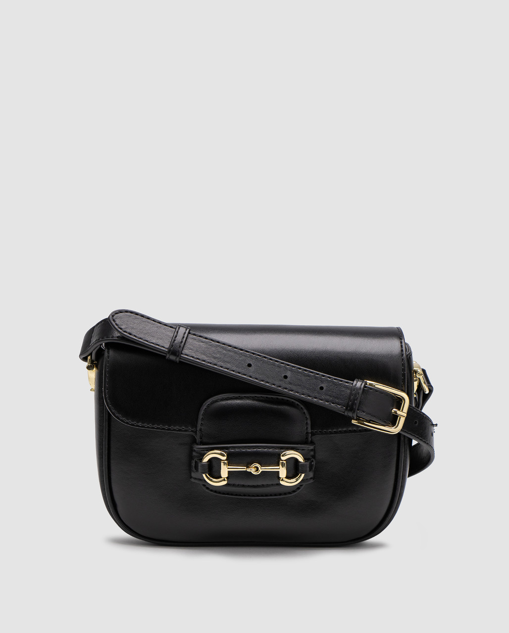 Жіноча брендова сумка Gucci Horsebit 1955 Mini Bag Black Soft 20 х 15 х 5 см люкс якість