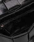 Жіноча брендова сумка Bottega Veneta Cassette in Intrecciato Leather Black люкс якість, фото 4
