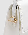 Жіноча брендова сумка Jacquemus Le Grand Bambino White 28 х 14 х 6 см люкс якість, фото 2