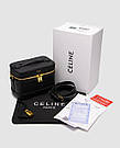Сумка жіноча Celine Vanity In Smooth Satinated Calfskin Black 18.5 х 13 х 10 см люкс якість, фото 5