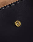 Сумка жіноча Coach Brook Flap Chain Bag Black\Gold 23 х 12 х 5 см люкс якість, фото 3