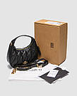 Сумка жіноча Coach Carmen Mini Crossbody Bag With Quilting Black/Gold 20 х 12 х 7 см люкс якість, фото 5