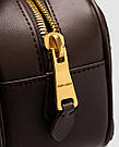 Сумка жіноча Miu Miu Arcadie Matelassé Nappa Leather Bag Chocolate 23 х 11 х 7 см люкс якість, фото 3