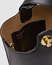 Жіноча брендова сумка Loewe Mini Pebble Bucket Bag in Smooth Calfskin Black 16 х 20 х 16 см люкс якість, фото 4
