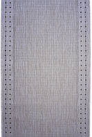 Доріжка безворсова Natura 20329 silver/black - ширина 1 метр