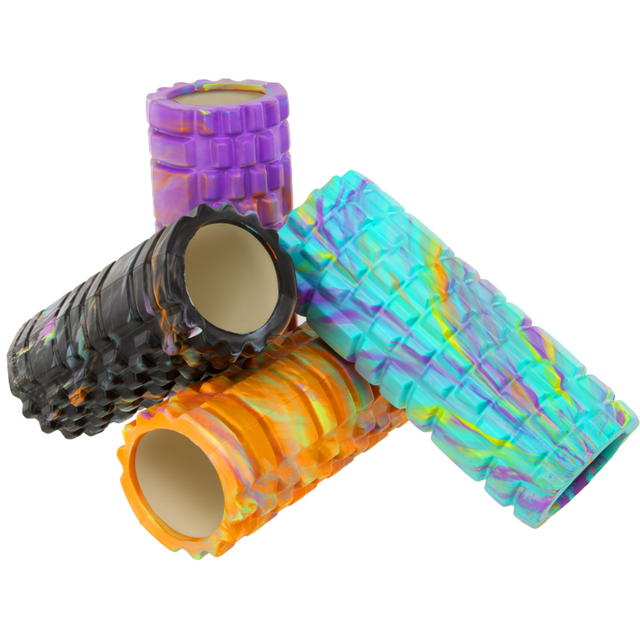 Масажний рифлений EVA ролер SP-Sport FI-4940 Grid Rumble Roller