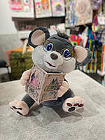 Мишеня-казкар FT 0033 розмір 30см, озвучене українською, аудіо-казки, на батарейках, в коробці, 30,5-31-17см, фото 8