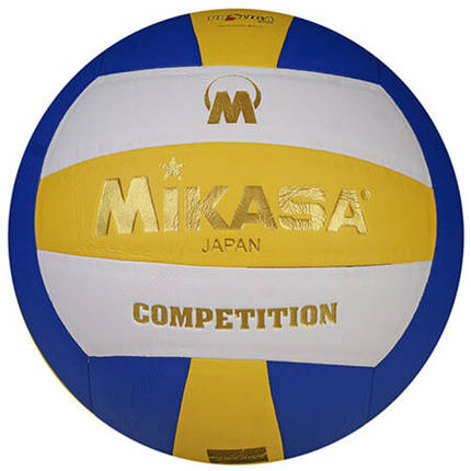 М'яч волейбольний жовто-синій Mikasa Super Gold Competition MV2200, фото 1
