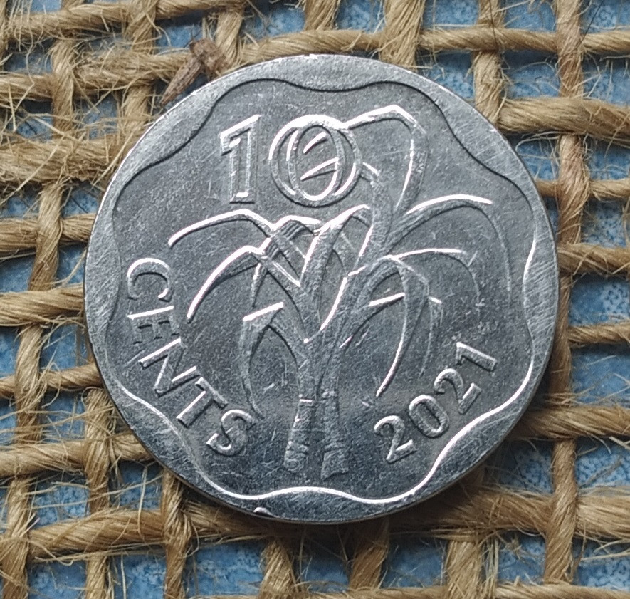 10 центiв 2021 року. Есватіні (Свазіленд)