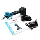 Потужний компактний акумуляторний секатор Makita 24V для гілок та кущів електричні садові ножиці садівника в кейсі, фото 7