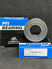 Підшипник 6003 ZZ C3, 80103 (17*35*10) PFI USA Original