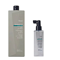 Набір косметики для волосся Bheyse Purifying проти лупи шампунь 1000 мл та лосьйон 150 мл