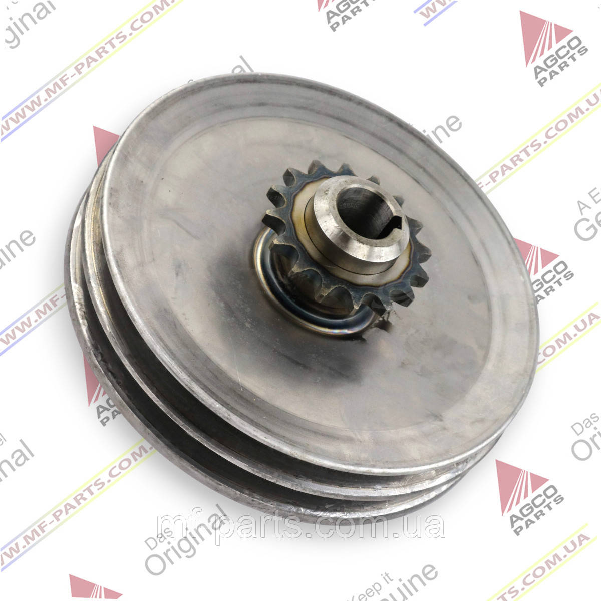 D28585061 шків дообмолоту (дворядний), ОРИГІНАЛ AGCO