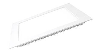 LED Світильник EUROLAMP квадратний Downlight 12W 4000K, фото 1