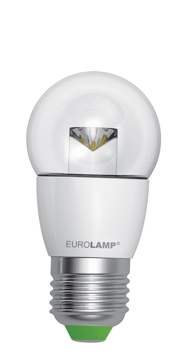 LED Лампа EUROLAMP EKO G45 прозрачная 5W E27 4000K