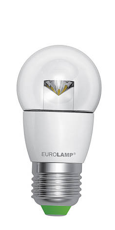 LED Лампа EUROLAMP EKO G45 прозрачная 5W E27 4000K, фото 2