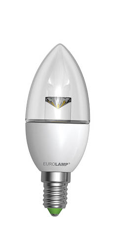 LED Лампа EUROLAMP EKO CL прозора 6W E14 4000K, фото 2