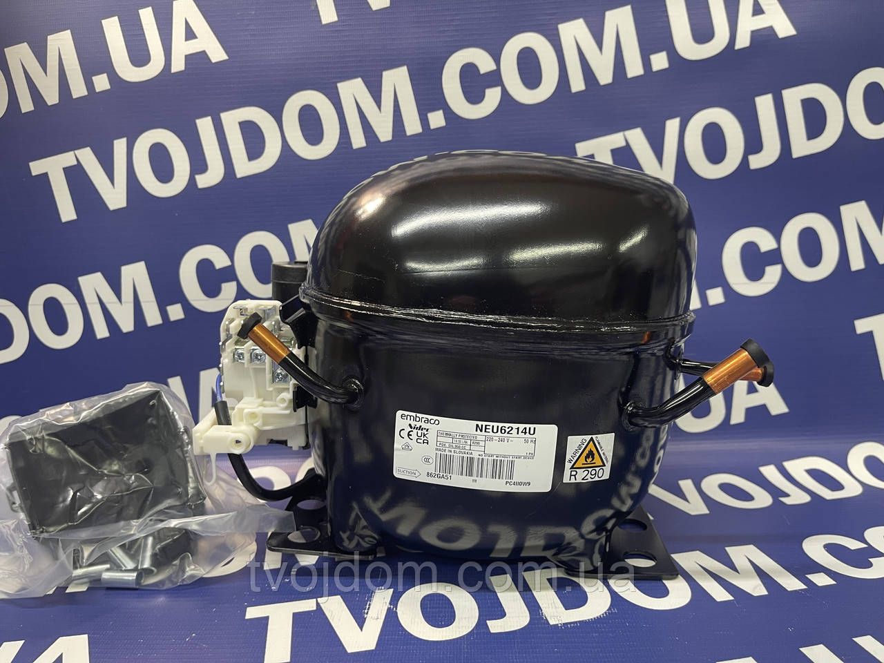 Компресор Aspera Embraco NEU6214U (R-290,12.11см3,MBP), фото 1