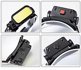 Акумуляторний налобний ліхтар BL-008 (є червоне світло), фото 3