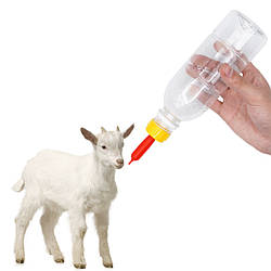 Соска силіконова для годування козенят і ягнят (під пластикову пляшку)